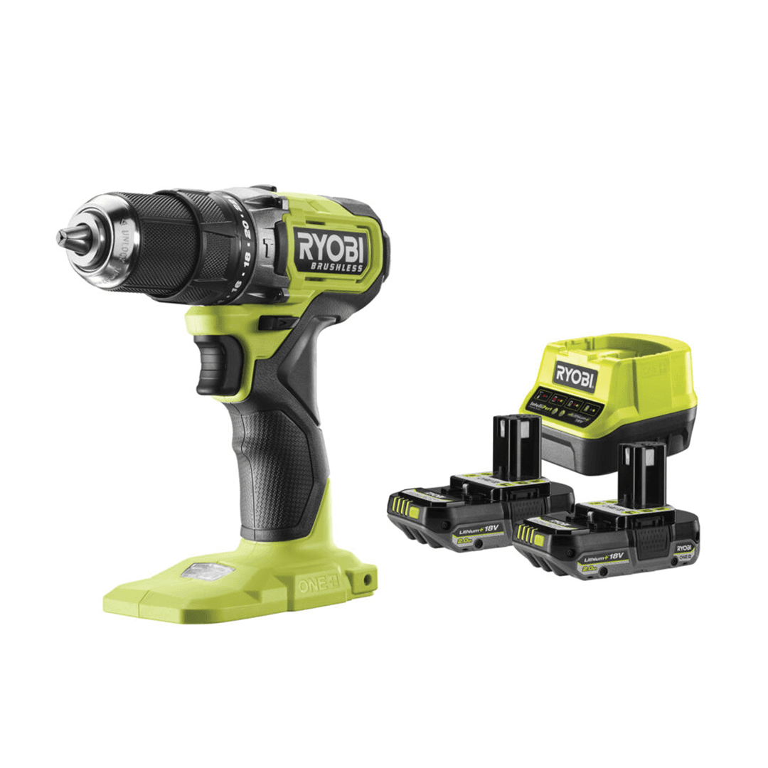 Wiertarko-wkrętarka udarowa Ryobi ONE+ RPD18BL-2C20S 2x2,0Ah